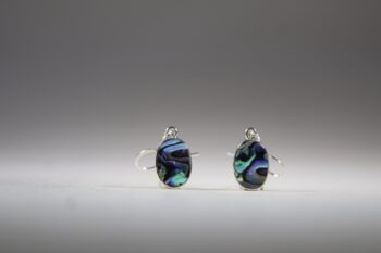 Abalone schelp Oorhangers