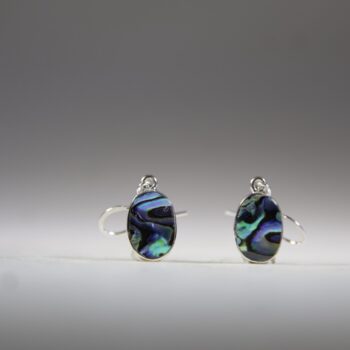 Abalone schelp Oorhangers