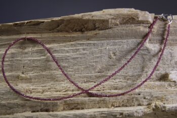 Granaat ketting 2 mm