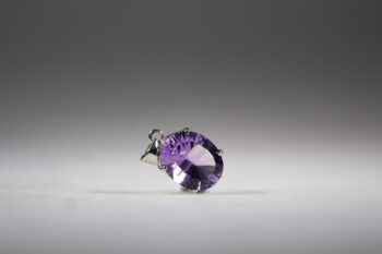 Amethist hanger, facet geslepen - Afbeelding 2