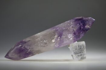 Amethist geslepen dubbeleinder met fantomen - Afbeelding 2