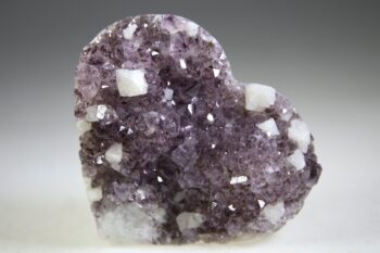 Amethist Hart met Calciet - Afbeelding 4