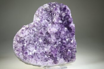 Amethist Hart met Agaat rand - Afbeelding 4