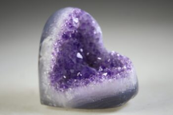 Amethist Hart met Agaat rand - Afbeelding 4