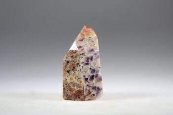 Amethist Chalcedoon punt uit Piauí, Brazilië - Afbeelding 2