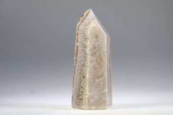 Amethist Chalcedoon punt uit Piauí, Brazilië - Afbeelding 3