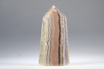 Amethist Chalcedoon punt uit Piauí, Brazilië - Afbeelding 5