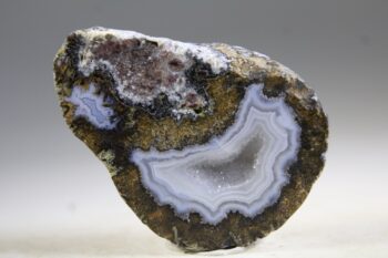 Avaloniet / Blauwe Chalcedoon Geode - Afbeelding 4