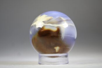 Avaloniet / Blauwe Chalcedoon Bol - Afbeelding 7
