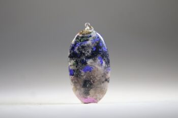 Kobalt Calciet met Azuriet Hanger