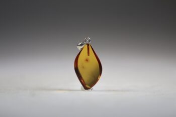 Barnsteen Hanger, (Baltische) met zilver oogje - Afbeelding 4