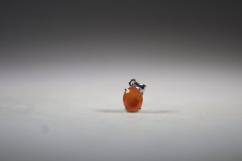 Carneool facet geslepen Hanger