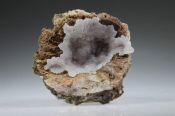 Chalcedoon roosjes in geode - Afbeelding 2
