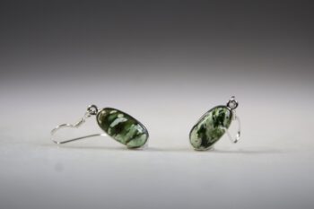 Chroom Opaal Chalcedoon oorhangers - Afbeelding 2