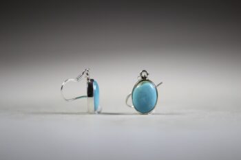 Chrysocolla Oorhangers - Afbeelding 3