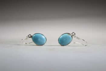 Chrysocolla Oorhangers - Afbeelding 2