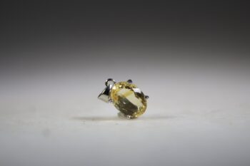 Citrien hanger, facet geslepen - Afbeelding 2