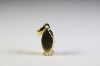 Ethiopische opaal hanger Gold plated (facet geslepen) - Afbeelding 4