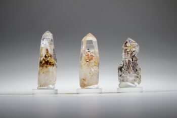 Gouden Enhydro kristal of Petroleumkwarts