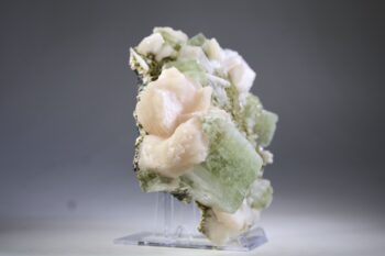 Apofylliet (groene) met Stilbiet en soms Heulandiet (Hieros Gamos) - Afbeelding 4