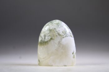 Heulandiet (veelal groen) met Stilbiet