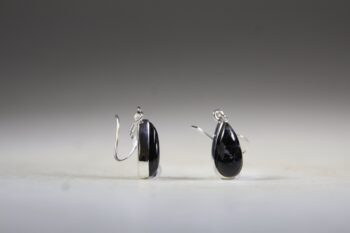 Hypersteen Fluwelen Labradoriet Oorhangers - Afbeelding 3