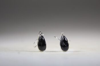 Hypersteen Fluwelen Labradoriet Oorhangers