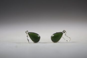 Jade oorhangers (groene) - Afbeelding 2