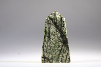 Jungle Serpentijn Jaspis Obelisk(Oneindige stroom/overvloed), Pakistan - Afbeelding 3