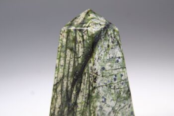 Jungle Serpentijn Jaspis Obelisk(Oneindige stroom/overvloed), Pakistan - Afbeelding 4