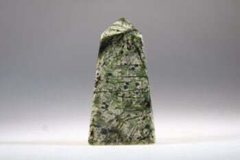 Jungle Serpentijn Jaspis Obelisk(Oneindige stroom/overvloed), Pakistan - Afbeelding 5