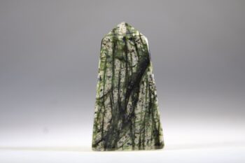 Jungle Serpentijn Jaspis Obelisk(Oneindige stroom/overvloed), Pakistan - Afbeelding 2