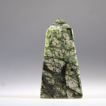 Jungle Serpentijn Jaspis Obelisk(Oneindige stroom/overvloed), Pakistan