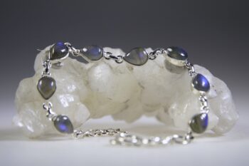 Labradoriet armband (blauw)