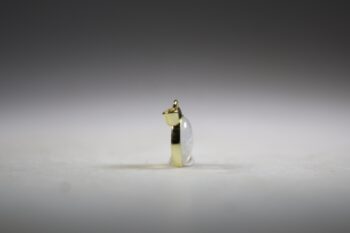 Maansteen (Blauwe of Regenboog) Hanger Gold plated - Afbeelding 3