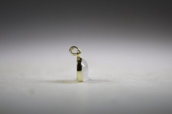 Maansteen (Blauwe of Regenboog) Hanger Gold plated - Afbeelding 3