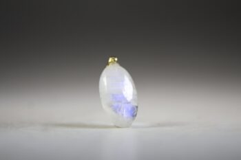 Maansteen (Blauwe of Regenboog) Hanger (gold plated)