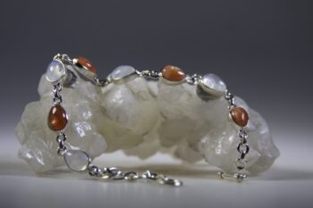 Maansteen / Zonnesteen armband