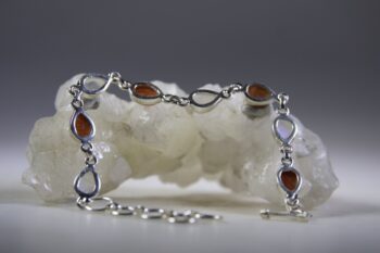 Maansteen / Zonnesteen armband - Afbeelding 4