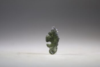 Moldaviet hanger met Sterling zilveren oogje