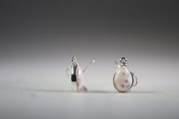 Natroliet Roze uit Indonesië (Rhodatroliet) Oorhangers - Afbeelding 3