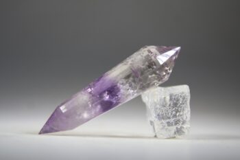 Vogelkristal of Phi-kristal Amethist Fantoom, 12 facet - Afbeelding 6