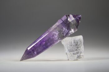 Vogelkristal of Phi-kristal Amethist Fantoom, 12 facet - Afbeelding 3