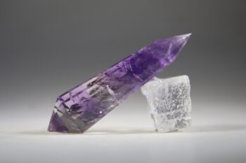 Vogelkristal of Phi-kristal Amethist Fantoom, 12 facet - Afbeelding 2