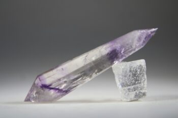 Vogelkristal of Phi-kristal Amethist Fantoom, 12 facet - Afbeelding 2