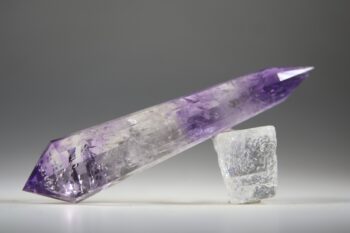 Vogelkristal of Phi-kristal Amethist Fantoom, 12 facet - Afbeelding 2