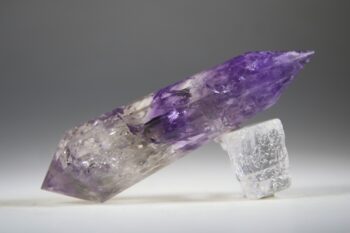 Vogelkristal of Phi-kristal Amethist Fantoom, 12 facet - Afbeelding 2