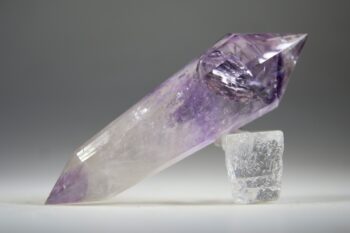 Vogelkristal of Phi-kristal Amethist Fantoom, 12 facet - Afbeelding 3