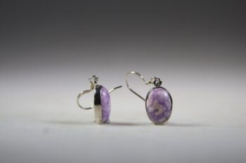 Prairie Tanzaniet oorhangers - Afbeelding 3