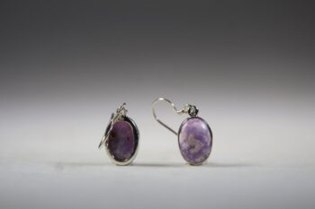 Prairie Tanzaniet oorhangers - Afbeelding 4